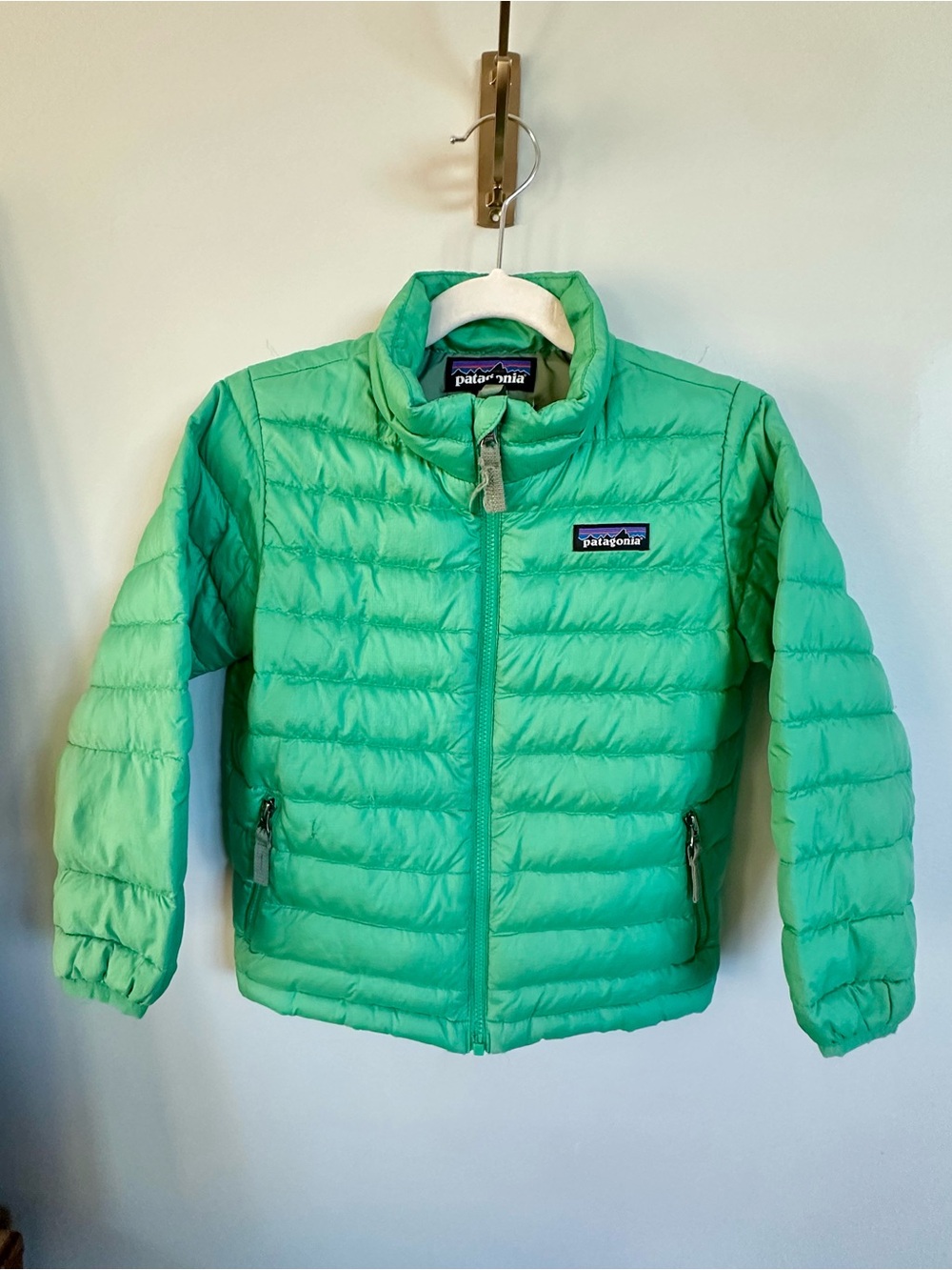 Patagonia 4T Green Down Puffer Jacket Kids Coat